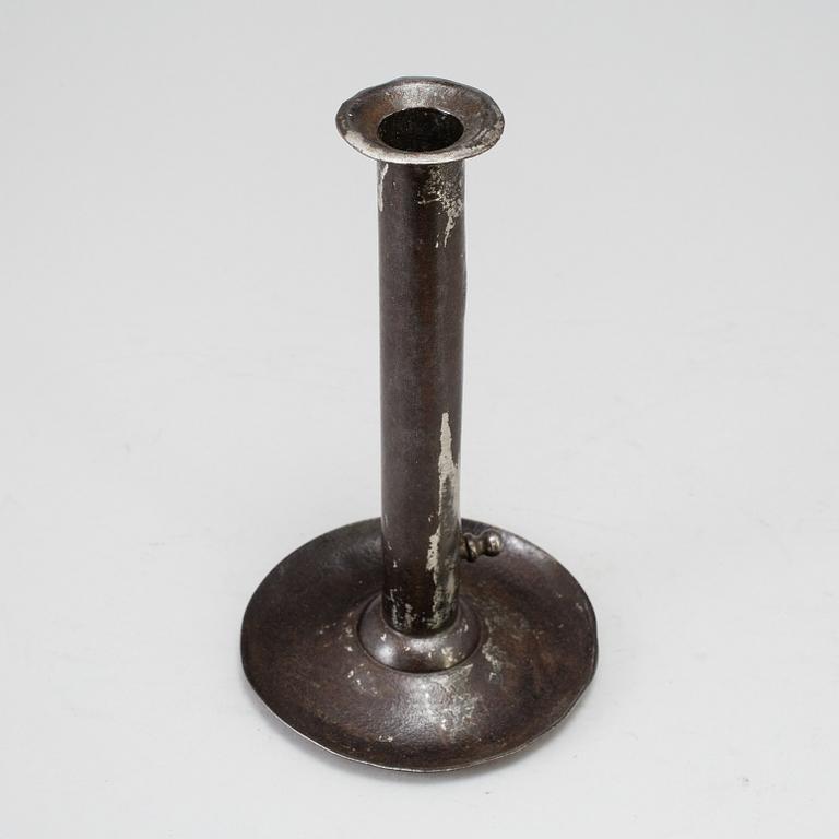 LJUSSTAKE, plåt, 1700-tal.