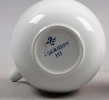 TEKANNOR, 2 st, porslin, Inger Persson, Rörstrand.