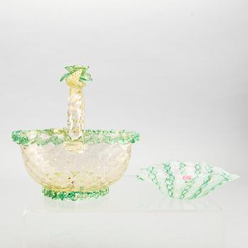 Samling glas, 6 st, Murano Venedig, 1900-talets mitt.