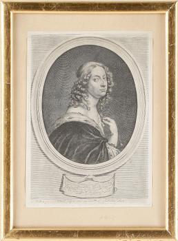 DAVID BECK, efter, kopparstick, exekutor Jeremias Falck, Stockholm, 1653.