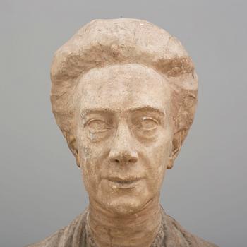 Two plaster sculptures by Sigrid Blomberg, early 20th century.