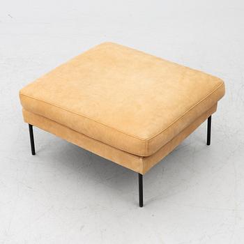 Sofa with footstool/chaise longue, exceptional, period.