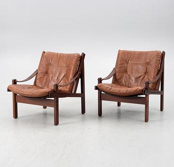 Torbjørn Afdal, Torbjörn Afdal, fåtöljer, ett par, "Hunter", Stranda industri, Bruksbo, Norge, 1970-tal.