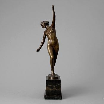 ERICH SAALMANN, skulptur, brons, signerad.