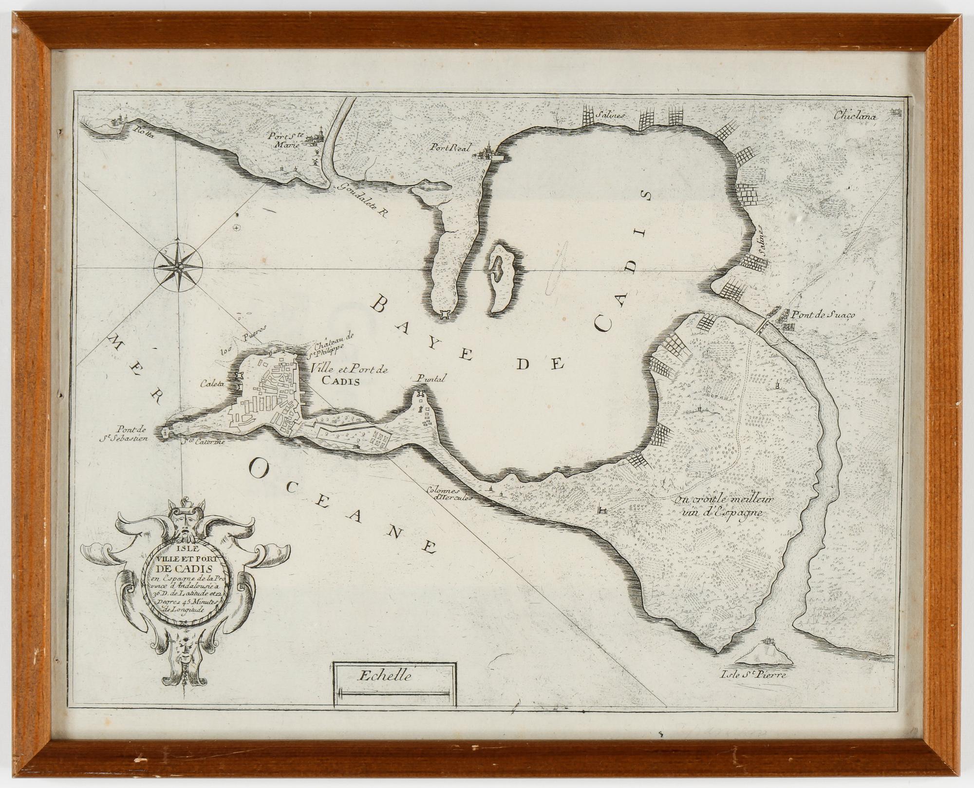 NICOLAS DE FER, gravyr, utgiven 1695-1708.