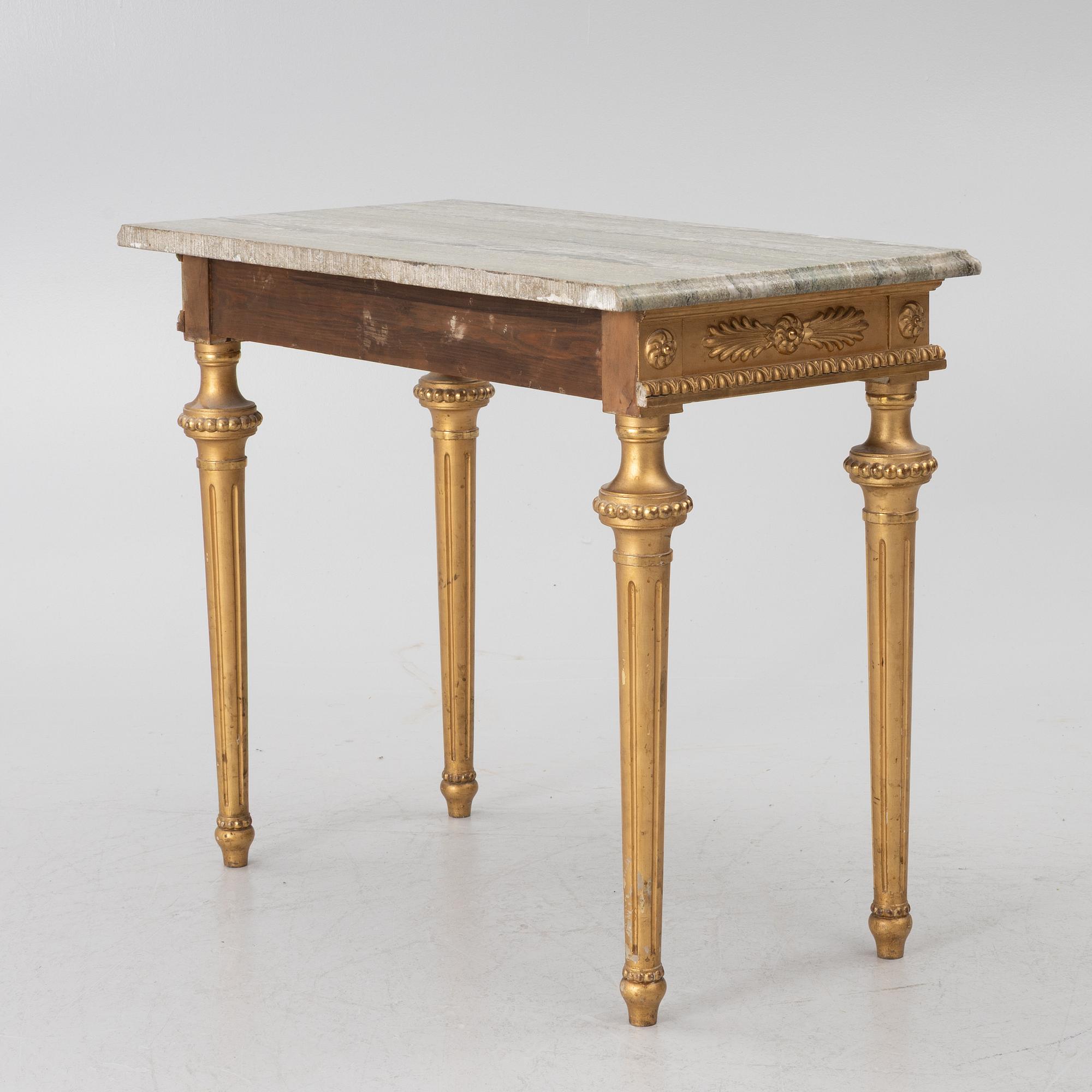 Konsolbord, 1800-talets slut.
