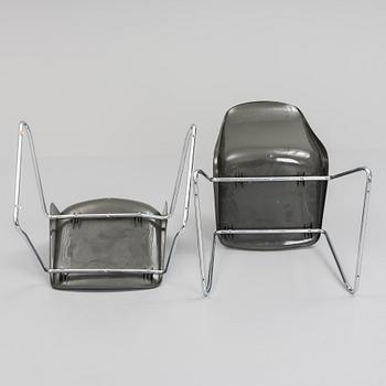 A pair of 'Frankfurt chairs' by Helmut Starke.