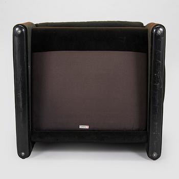 Vico Magistretti, A "Maralunga", armchair, Cassina, Italy.
