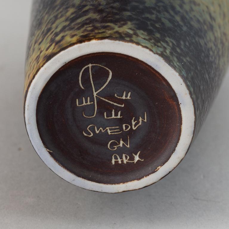 GUNNAR NYLUND, a stoneware vase, Rörstrand. Sweden 1950-60's.