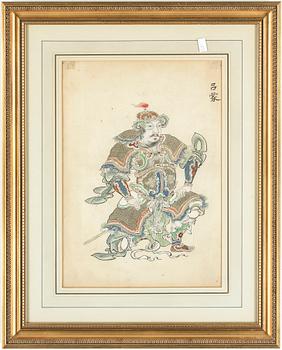 OKÄND KONSTNÄR, blandteknik, Japan, 1800/1900-tal.