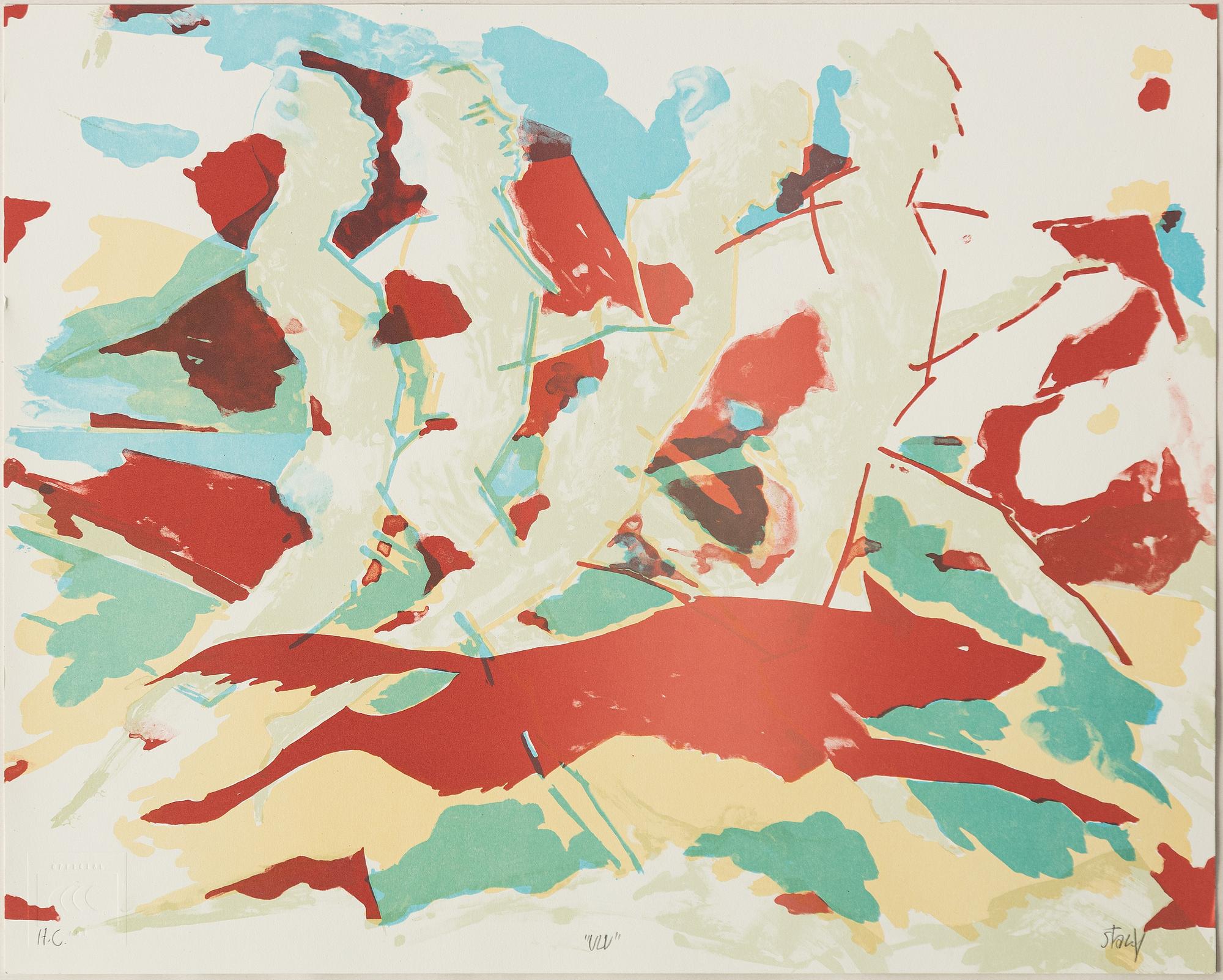 Portfolio, with 5 lithographs, “5th IAAF World Championships in Athletics Göteborg 1995”.