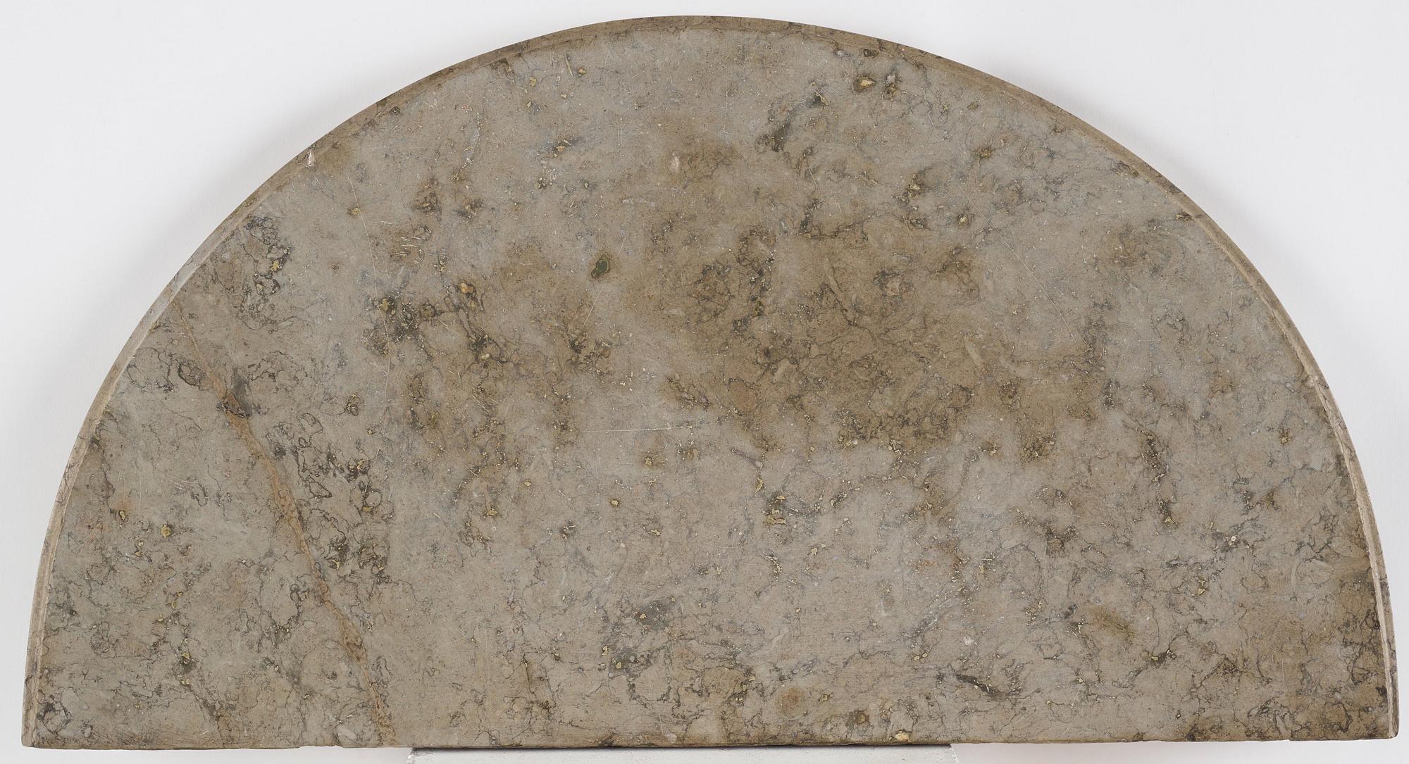 A Gustavian carved giltwood console table, late 18th Century.