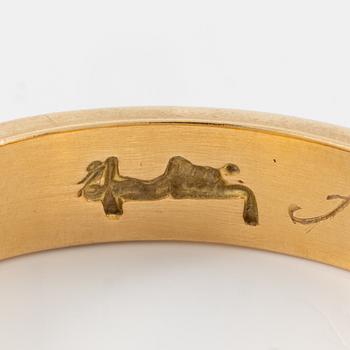 Efva Attling, ring 18K guld, "Amor Omnia Vincit",.