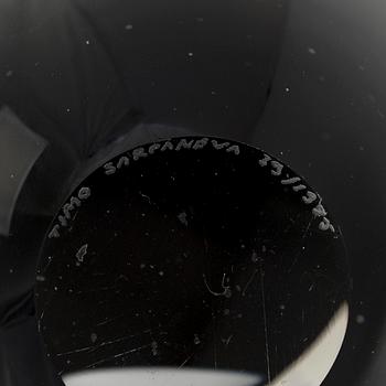 Timo Sarpaneva, Glasskulptur "Claritas", signerad Timo Sarpaneva, 39/1975.