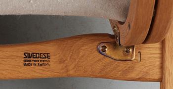 FÅTÖLJER, ett par, "Lamino", Yngve Ekström för Swedese, 1900-talets andra hälft.