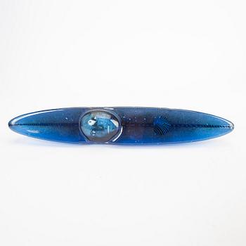 Bertil Vallien, a unique glass sculpture, Kosta Boda, Sweden.