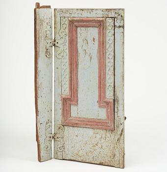A Swedish baroque cabinet door, later part 17th century,´.