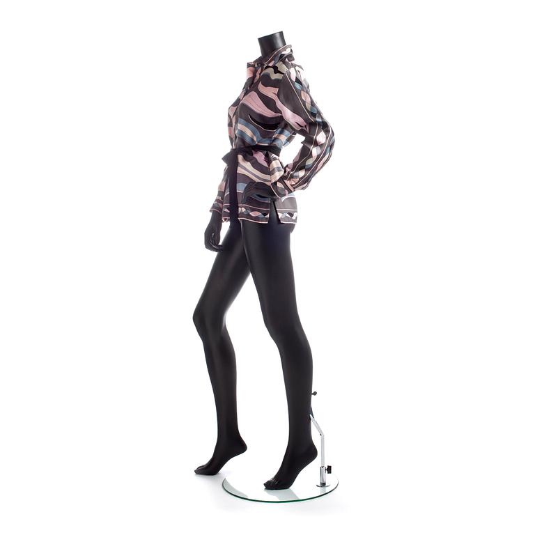 EMILIO PUCCI, a silk blouse.