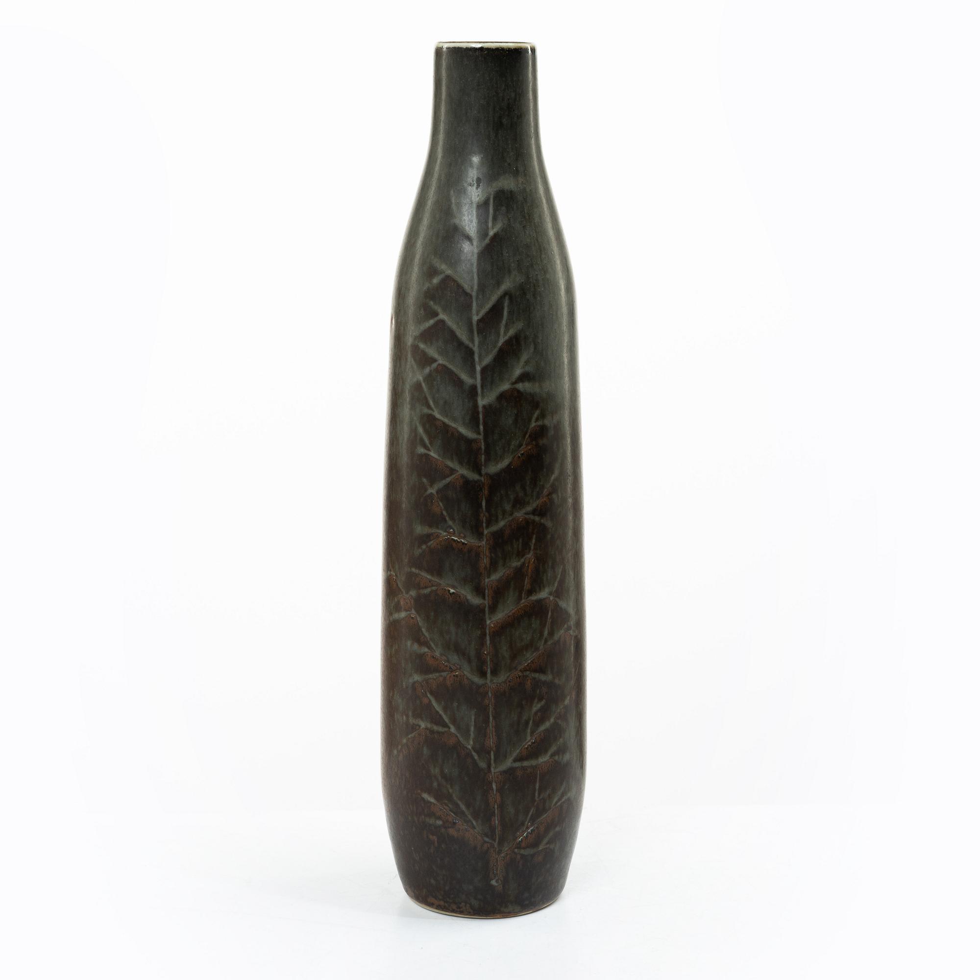 Carl-Harry Stålhane, A stoneware vase, Rörstrand, 1951–1973.