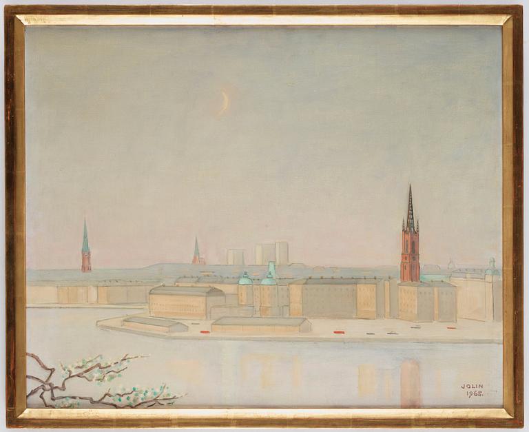 Einar Jolin, Vy över Stockholm.