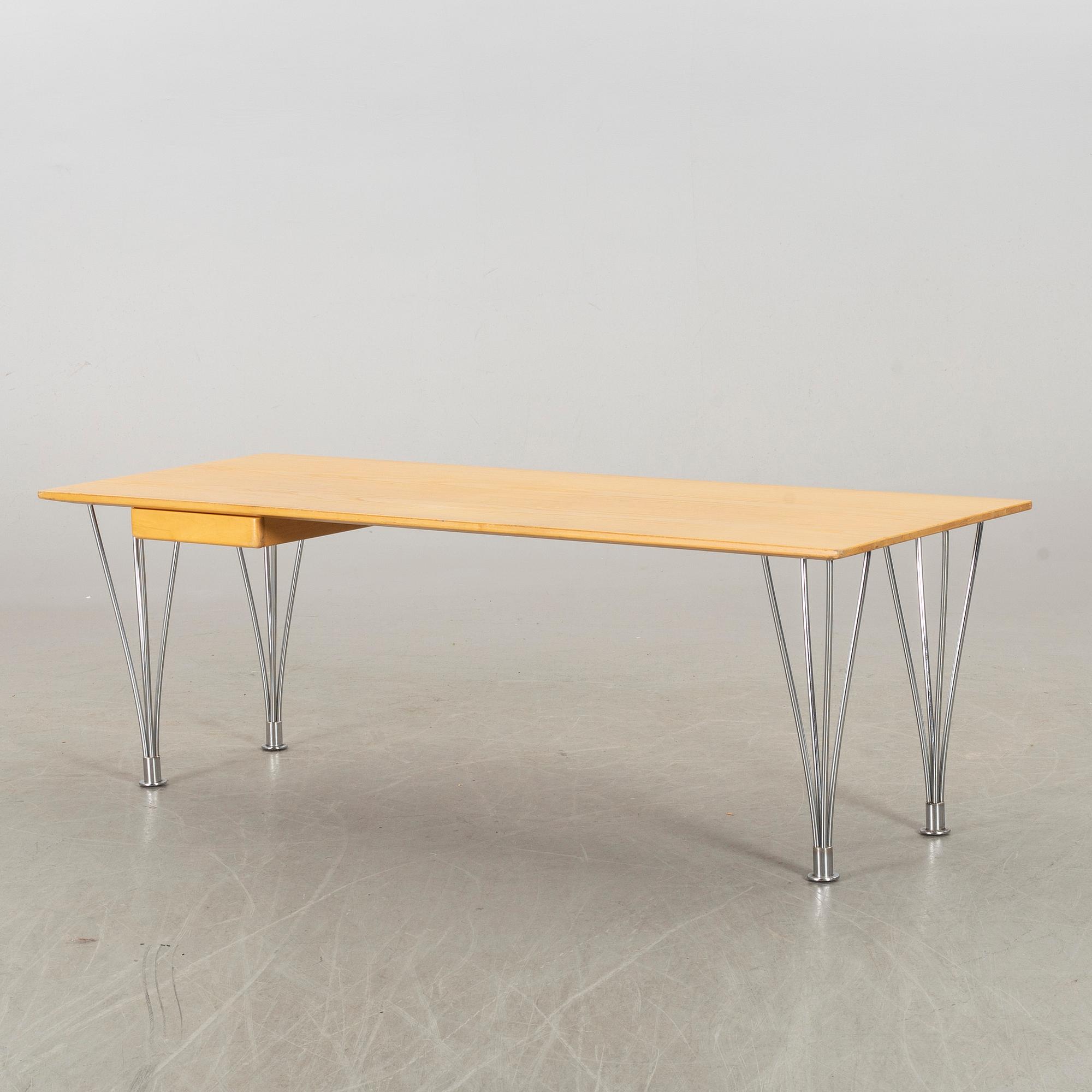 BRUNO MATHSSON & PIET HEIN SOFA TABLE, by Bruno Mathsson.