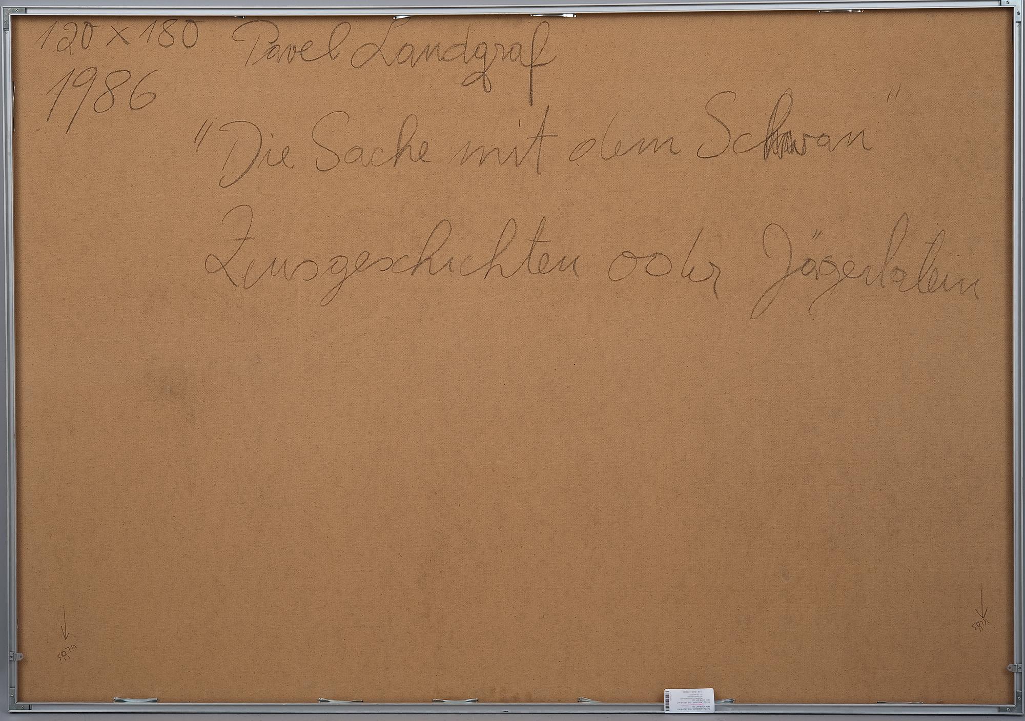 Pavel Landgraf, "DIE SACHE MIT DEM SCHWAN".