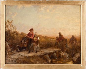 EDWARD JOHN COBBETT, olja på pannå, sign.