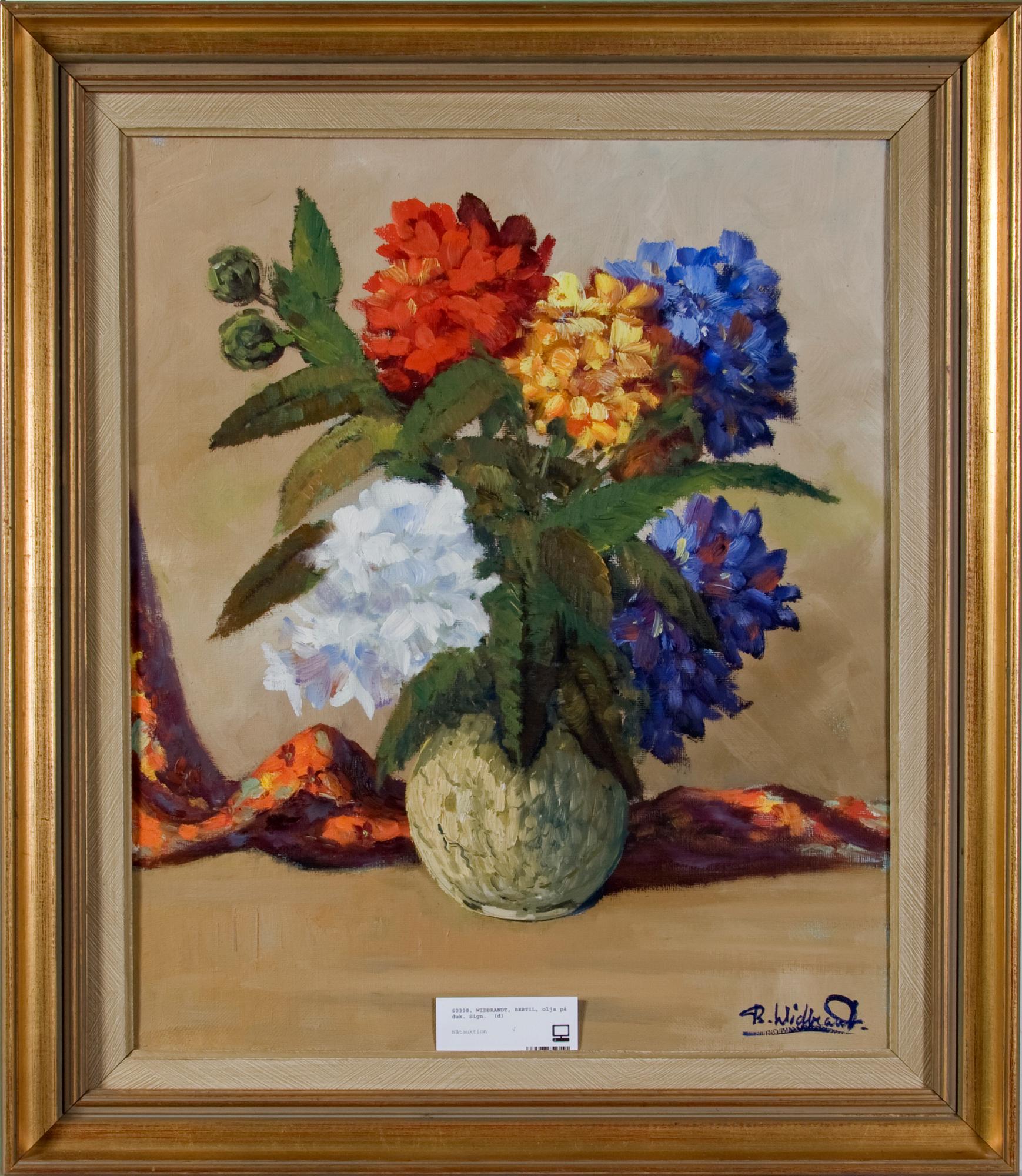 WIDBRANDT, BERTIL, olja på duk. Sign.