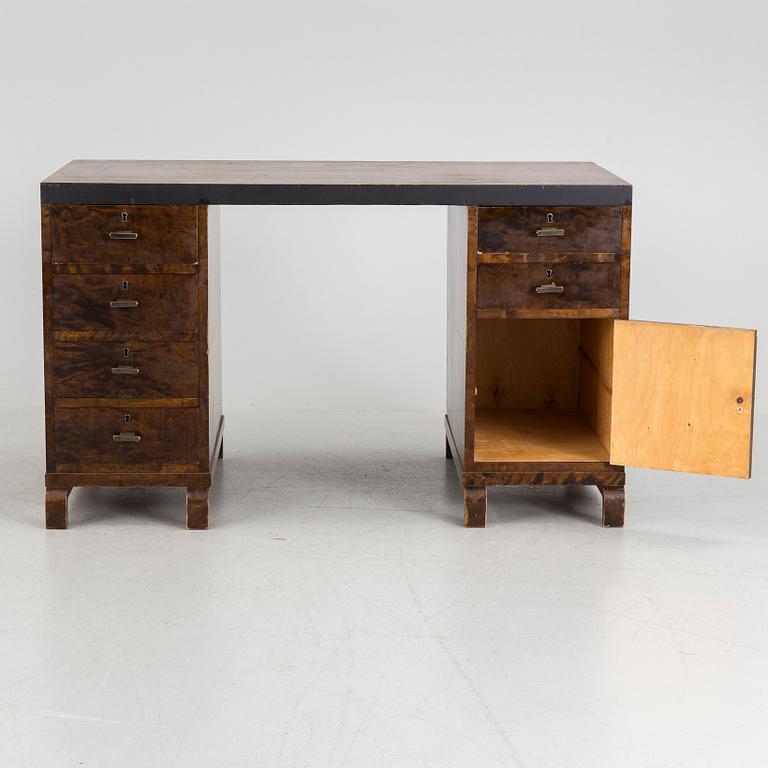 An art déco writing desk.