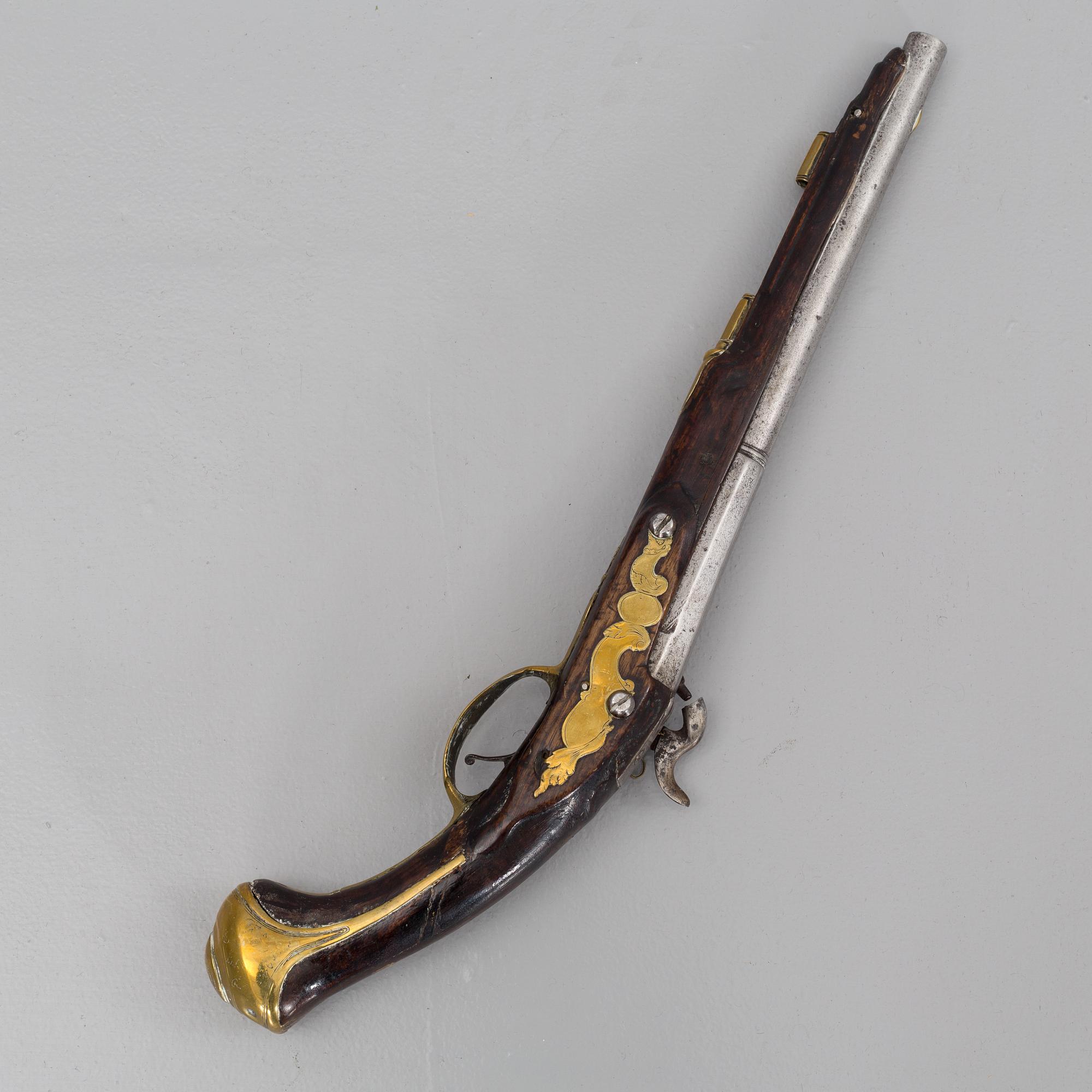 A 19th century pistol,