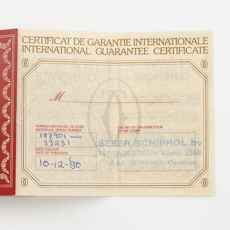 Cartier, Santos Galbée, armbandsur, 29 x 29 (41) mm.