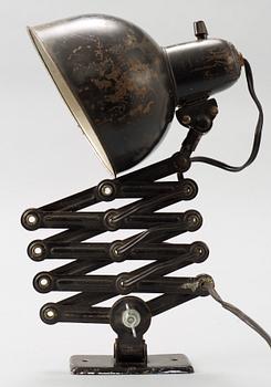 VÄGGLAMPA, Christian Dell, Kaiser & Co, formgiven 1936.