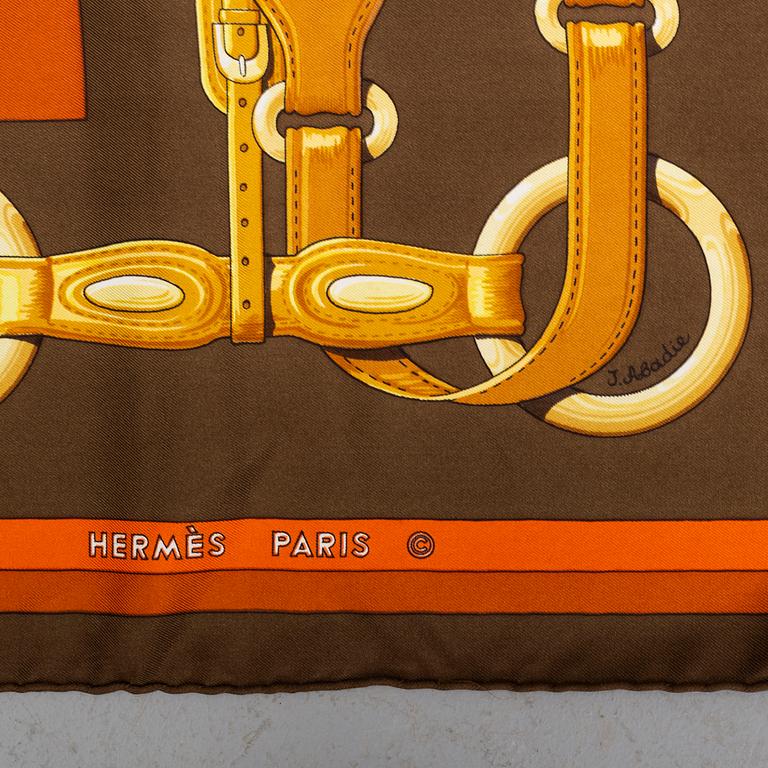 HERMÈS, "Coaching", SCARF.