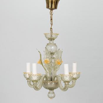 A Murano chandelier. Height 70 cm.