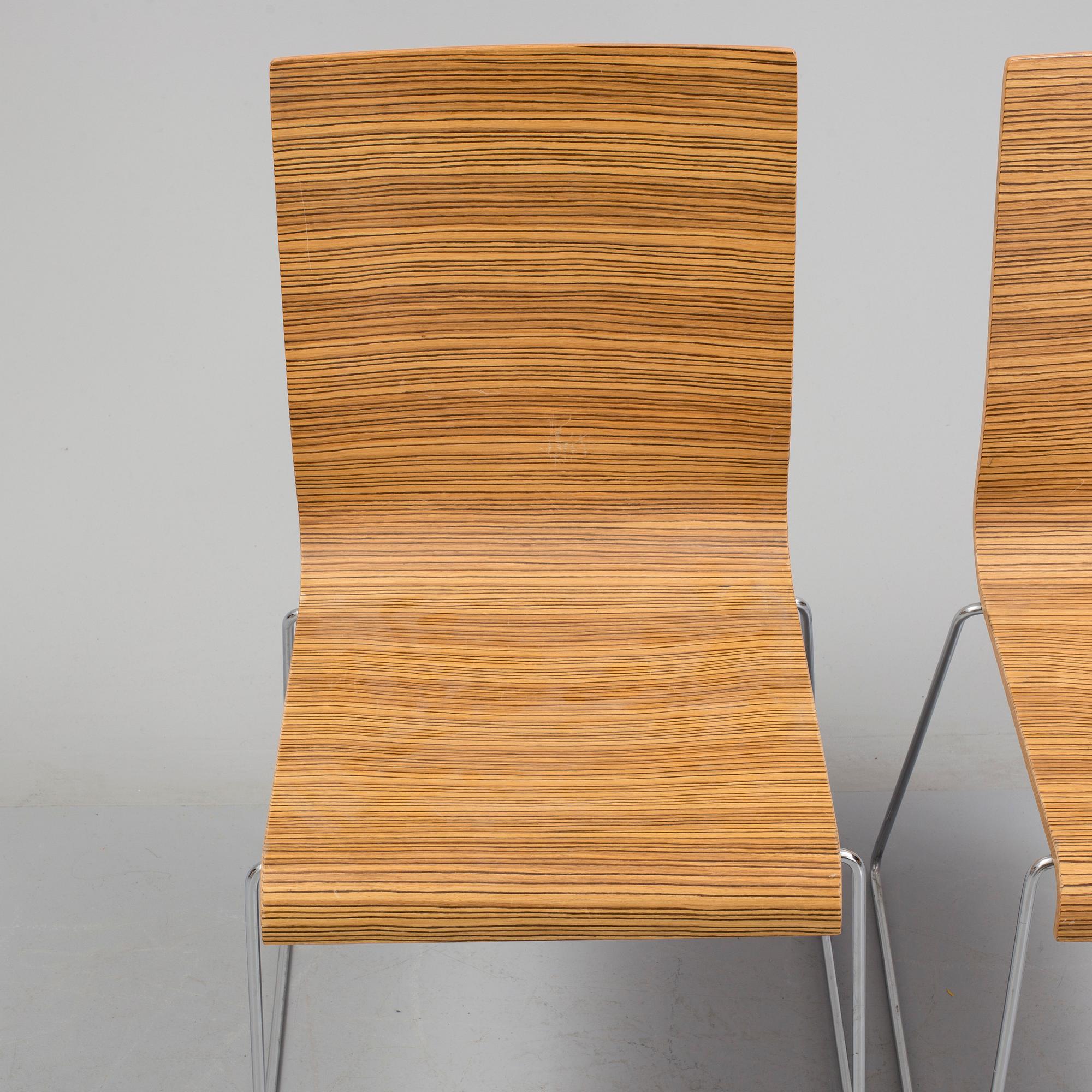 STOLAR, 6 st, Kuadra chair 1321, Pedrali, Italien.