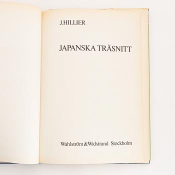 Litteratur rörande Japanskt konst och konsthantverk, sex delar samt album med träsnitt.