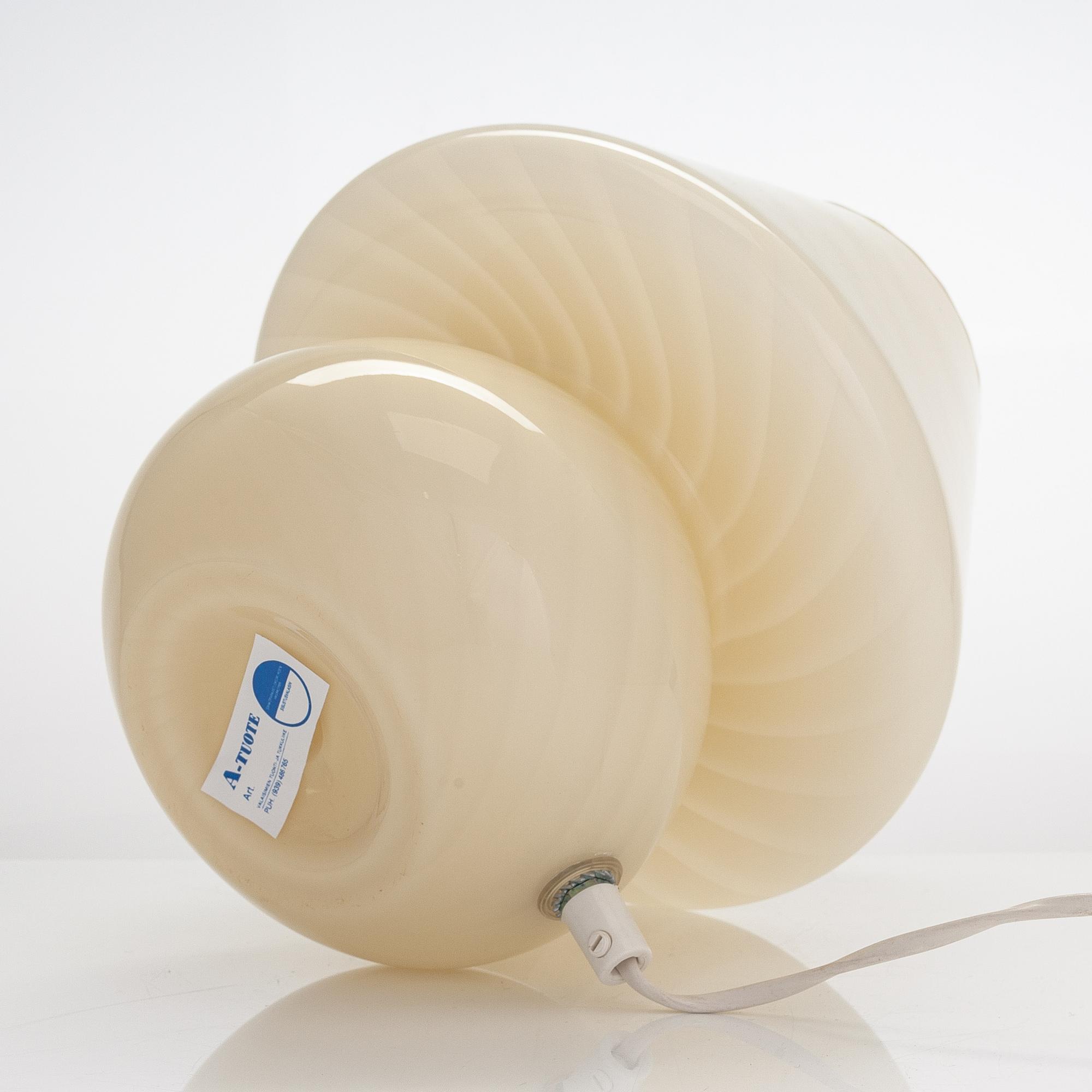A late 20th century table lamp, for A-Tuote, Finland.