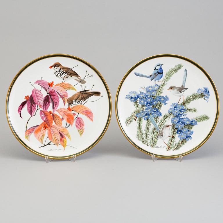 Twelve Franklin Porcelain dishes, second half of the 20th century.