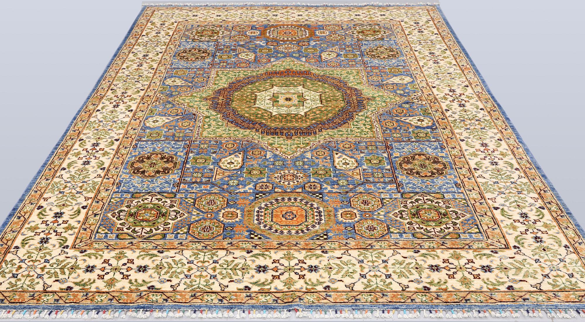 Matta, Ziegler design s.k. Mamluk, ca 290 x 197 cm.