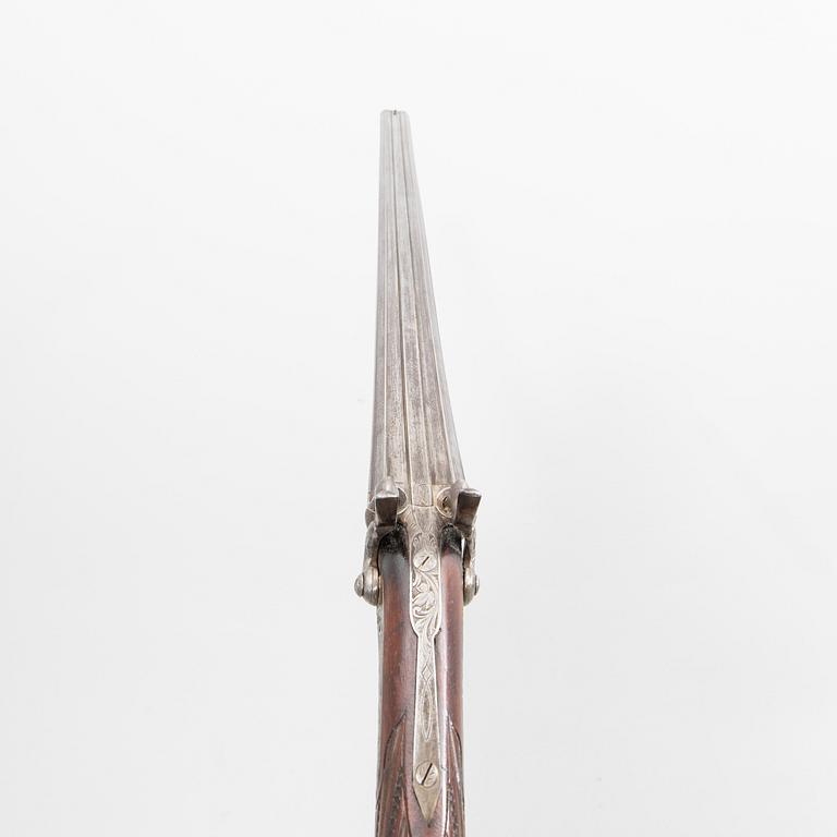 Hagelgevär slaglås, Damas Fin, Belgien, 1800-talets mitt / senare del.