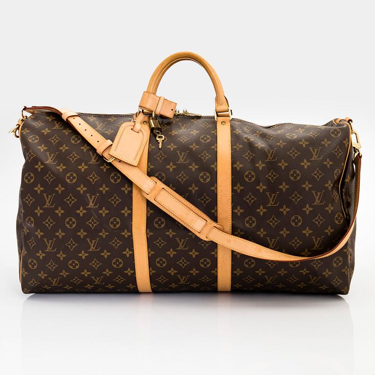 Louis Vuitton, a Monogram Canvas 'Keepall 60 Bandoulière' weekendbag.