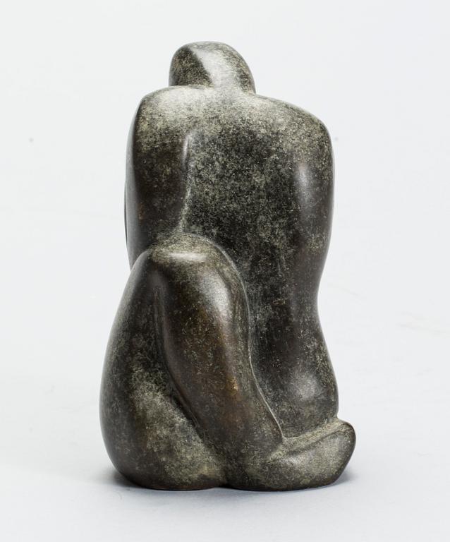 OKÄND KONSTNÄR, skulptur, brons, monogramsignerad CT och numrerad 3/3.