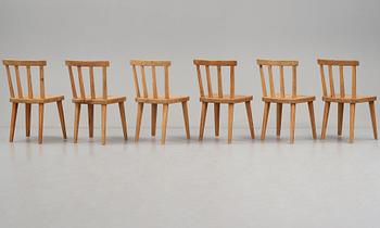 Axel Einar Hjorth, stolar, 6 st "Utö", Nordiska Kompaniet, 1930-tal.