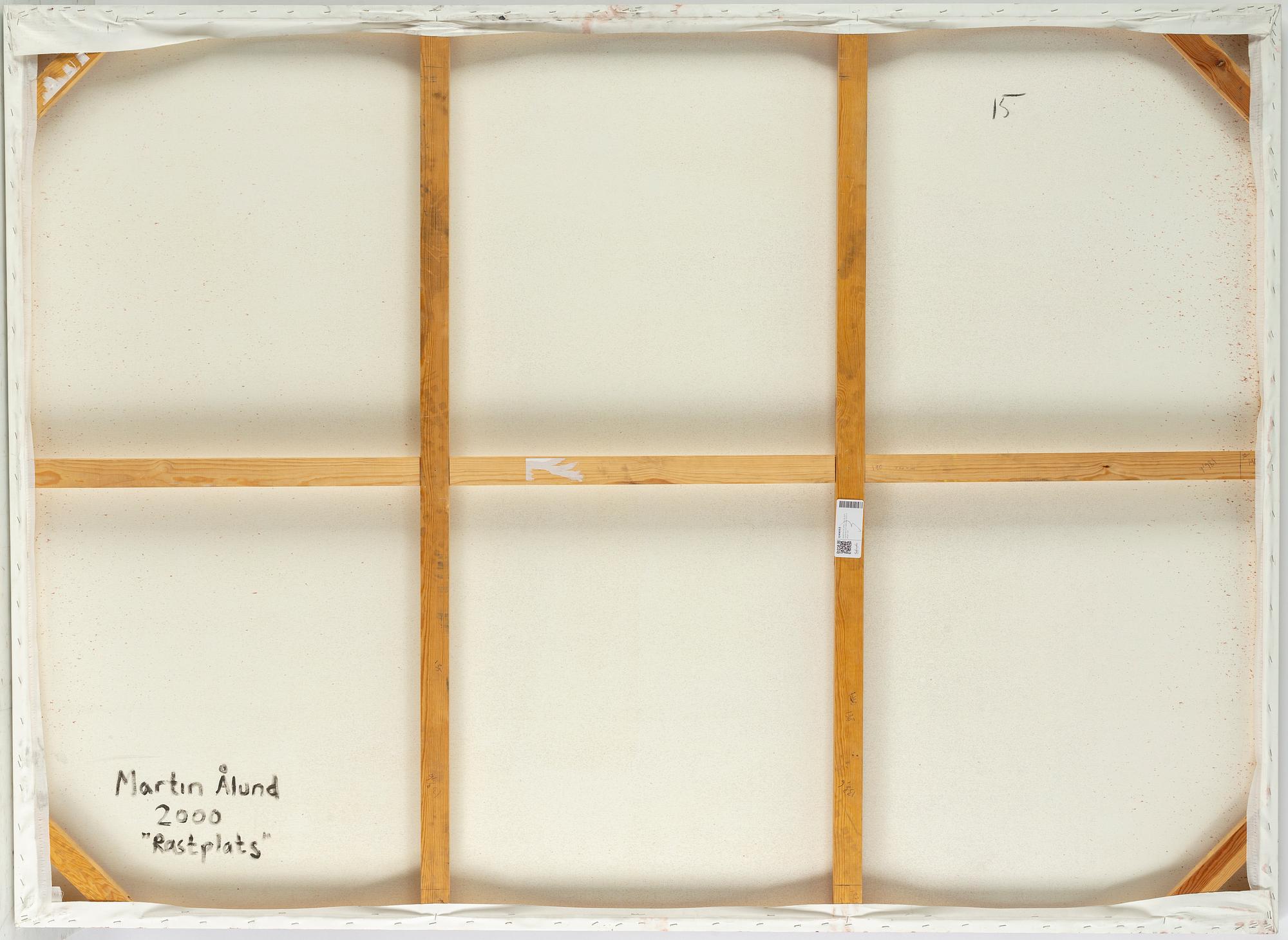 MARTIN ÅLUND, olja på duk, signerad och daterad 2000 a tergo.