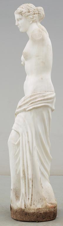 SKULPTUR, vit marmor, 1900-tal.