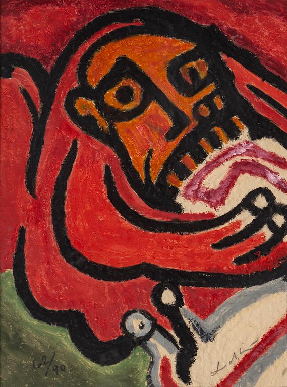 BENGT LINDSTRÖM, etching, signed Lindström and numbered 62/90.