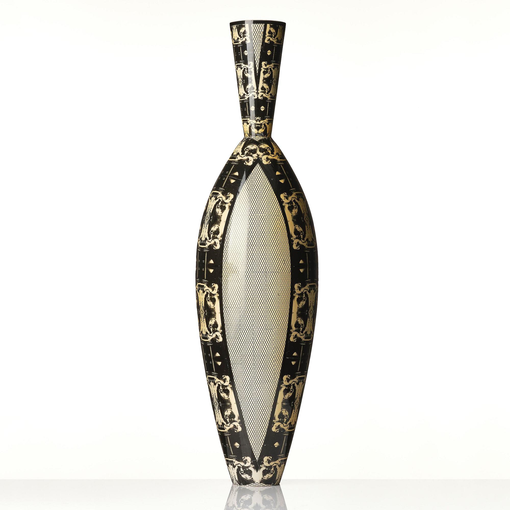 Åsa Lindström, a unique ceramic floor vase, Rörstrand, 1991.