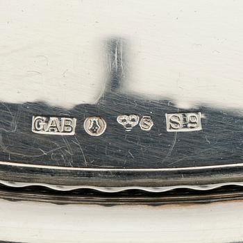 KUVERTTALLRIKAR, 4 st, silver, Guldsmeds aktiebolaget, Stockholm, 1963, 64 samt 68.  Totalvikt 2305 gram.