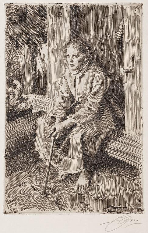 Anders Zorn, "Vallkullans söndag".