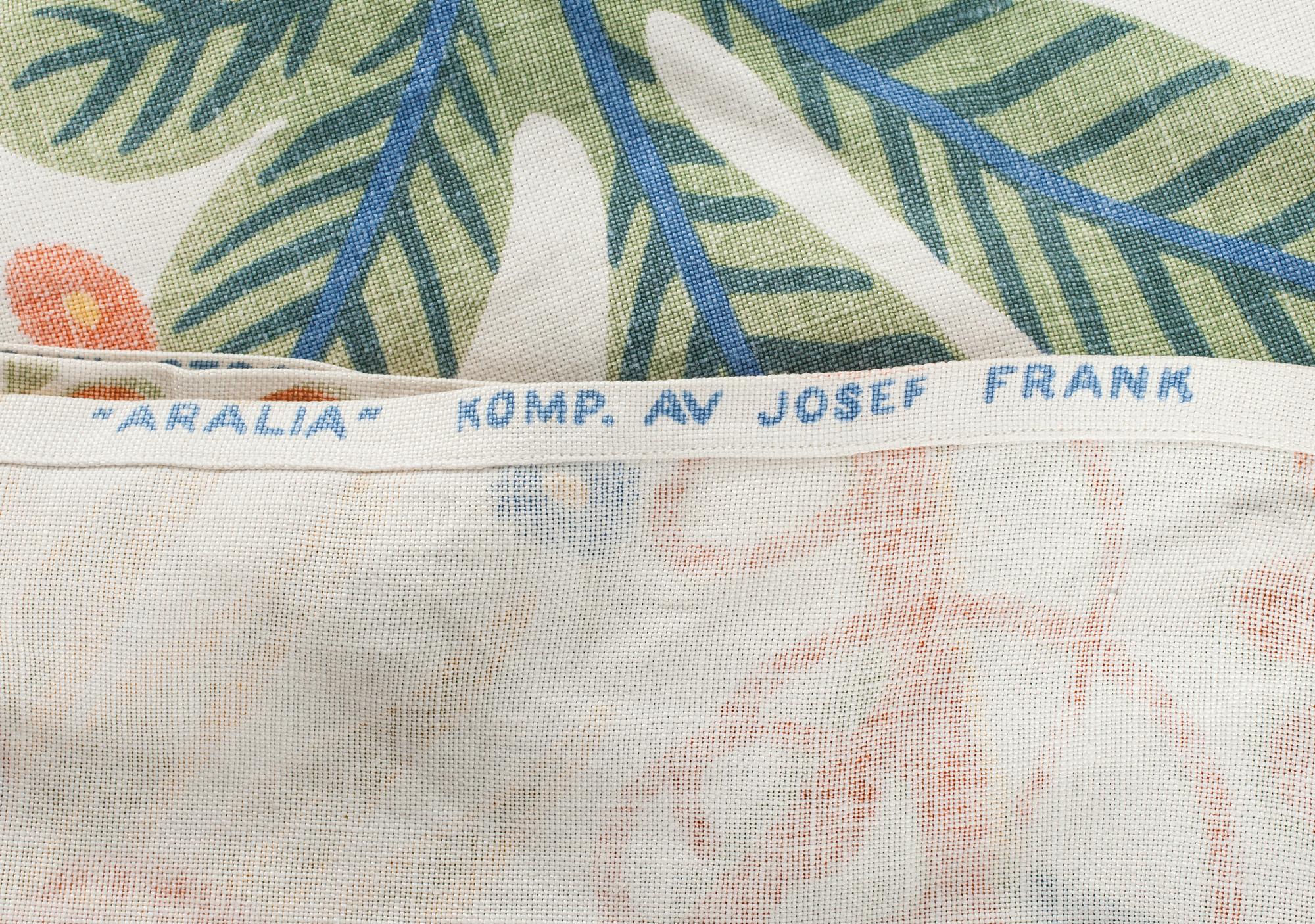 GARDINER, 5 våder, "Aralia", Josef Frank, firma Svenskt Tenn, 1900-talets andra hälft.